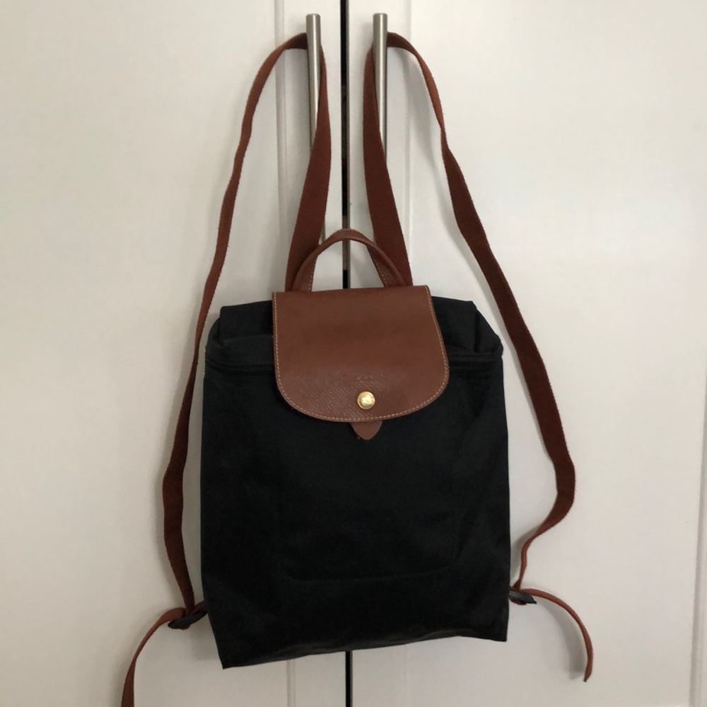 Longchamp Black Backpack